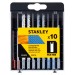 Stanley STA28020 Brzeszczoty do wyrzynarki HCS-HSS typu U do drewna i metalu, 10 sztuk