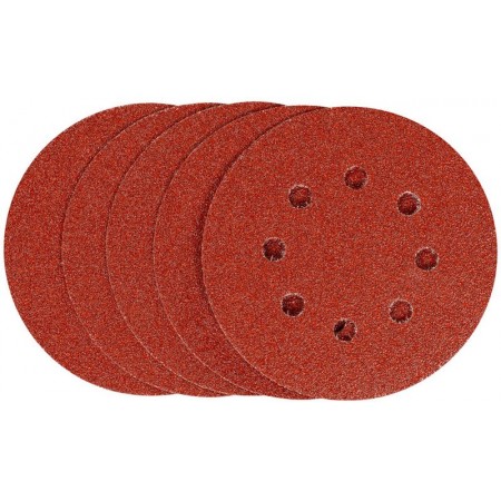 Stanley STA32027 Papier ścierny do szlifierek mimośrodowych 125mm, P60, 5 sztuk