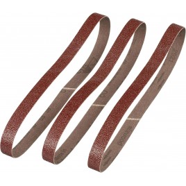 Stanley STA33311 Pasy ścierne do pilników taśmowych, P60, 13x455mm, 3 sztuki