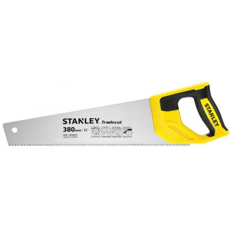 Stanley STHT20348-1 Tradecut Piła ręczna 8TPI x 380mm Stanley STHT20348-1 Tradecut Piła ręczna 8TPI x 380mm