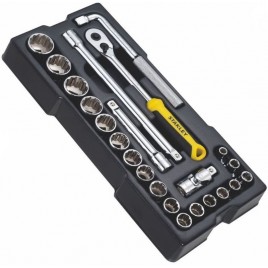 Stanley STMT1-74726 1/2" 12-punktowy moduł gniazdowy, 23 szt.