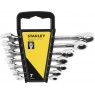 Stanley STMT82846-0 Zestaw kluczy płasko-oczkowych z grzechotką (8-19mm), 7szt