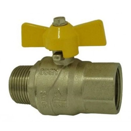 STENO gazowy zawór kulowy z uchwytem motylkowym, 1", 03100100 STENO gazowy zawór kulowy z uchwytem motylkowym, 1", 03100100