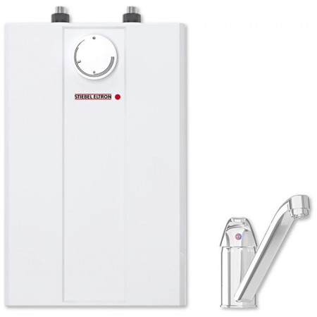 Stiebel Eltron ESH 5 U-N Trend +A Mały ogrzewacz pojemnościowy 5l, 2kW z armaturą 201387