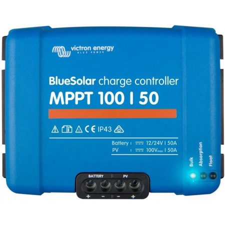Victron Energy BlueSolar MPPT 100/50 Regulator ładowania (12/24V-50A) SCC020050200 Victron Energy BlueSolar MPPT 100/50 Regulator ładowania (12/24V-50A) SCC020050200