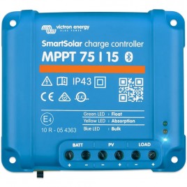 Victron Energy SmartSolar MPPT 75/15 Regulator ładowania (12/24V-15A) SCC075015060R
