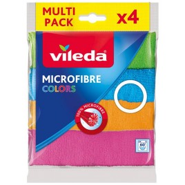 VILEDA Ściereczka mikrofibra Colors 4 szt 151502