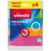 VILEDA Ściereczka mikrofibra Colors 4 szt 151502