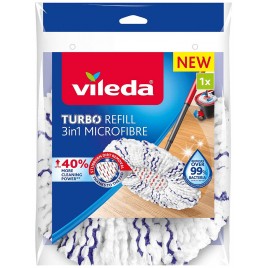 VILEDA Wkład do mopa obrotowego Vileda TURBO 3w1 Mikrofibra 167749