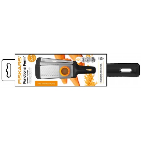 Fiskars Zestaw tarka drobna, tarka gruba i krajalnica do warzyw 1014414