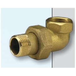 Ypsilon Plus złączka śrubunkowa do grzejnika, kątowa, stożkowa, DN20, 3/4" 81782