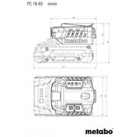 Metabo PC 18-65 Ładowarka 600409000