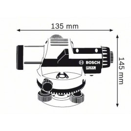 BOSCH GOL 26 G Niwelator optyczny w etui z zestawem akcesoriów 0601068001