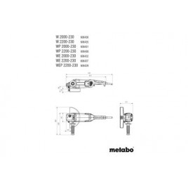 Metabo WE 2000-230 Szlifierka kątowa 606432000