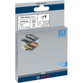 BOSCH Szczotka tarczowa z drutu PRO Metal clean, uchwyt prosty, 100 x 0,2 mm 1609200274