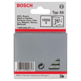 BOSCH Zszywka o wąskim grzbiecie, typ 55, 6 x 1,08 x 14 mm 1609200371