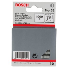 BOSCH Zszywka o wąskim grzbiecie, typ 55, 6 x 1,08 x 16 mm 1609200372