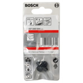 BOSCH Zestaw ustawiaczy do kołków, 4 szt., 6 mm 2607000544
