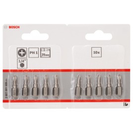 BOSCH Bit Extra Hard do wkrętarek PH 1, 25 mm 2607001509