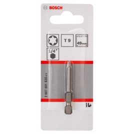 BOSCH Końcówka wkręcająca Extra Hart T9, 49 mm 2607001630