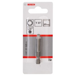 BOSCH Końcówka wkręcająca Extra Hart T27, 49 mm 2607001640