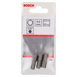 BOSCH Bit Extra Hard do wkrętarek HEX 8, 25 mm 2607001730