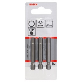 BOSCH Bit Extra Hard do wkrętarek HEX 6, 49 mm 2607001735