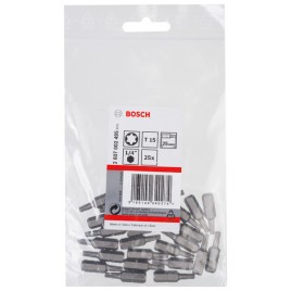 BOSCH Bit Extra Hard do wkrętarek T15, 25 mm 2607002495