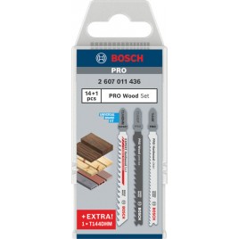 BOSCH Zestaw brzeszczotów do wyrzynarki PRO Wood, 15 szt 2607011436
