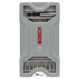 BOSCH 25-częściowy zestaw bitów z uchwytem, 2607017037
