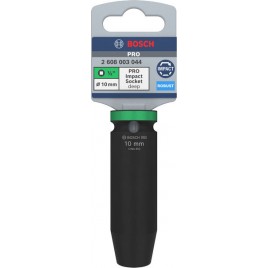 BOSCH Zestaw nasadek PRO Impact Socket, 1/2", 10 mm, głębokie 2608003044