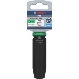 BOSCH Zestaw nasadek PRO Impact Socket, 1/2", 11 mm, głębokie 2608003045