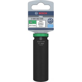 BOSCH Zestaw nasadek PRO Impact Socket, 1/2", 17 mm, głębokie 2608003049