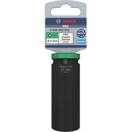 BOSCH Zestaw nasadek PRO Impact Socket, 1/2", 21 mm, głębokie 2608003052