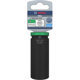 BOSCH Zestaw nasadek PRO Impact Socket, 1/2", 22 mm, głębokie 2608003053