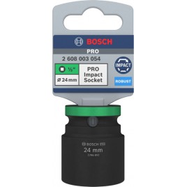 BOSCH Zestaw nasadek PRO Impact Socket, 1/2", 24 mm, standardowe 2608003054