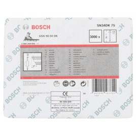 BOSCH Gwóźdź łączony papierem, łeb D, SN34DK 75 2608200002