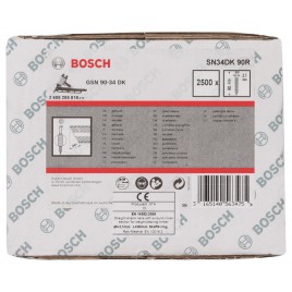 BOSCH Gwóźdź z główką ściętą łączony szeregowo pod kątem 34 stopni 2608200018