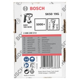 BOSCH Gwóźdź druciak, SK50 19G 2608200512