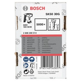 BOSCH Gwóźdź druciak, SK50 30G 2608200514