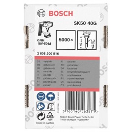 BOSCH Gwóźdź druciak, SK50 40G 2608200516