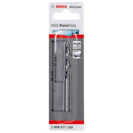 BOSCH Wiertło spiralne HSS PointTeQ 4,5 x 47 mm, 1 szt 2608577163