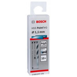 BOSCH Wiertło kręte HSS PointTeQ 1,1 mm 2608577179