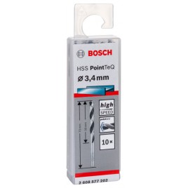BOSCH Wiertło kręte HSS PointTeQ 3,4 mm 2608577202