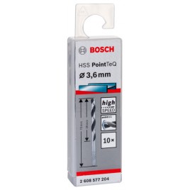 BOSCH Wiertło kręte HSS PointTeQ 3,6 mm 2608577204