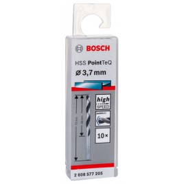 BOSCH Wiertło kręte HSS PointTeQ 3,7 mm 2608577205