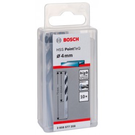 BOSCH HSS PointTeQ Wiertło do metalu walcowe 4 x 43 mm 10szt. 2608577208