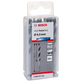 BOSCH Wiertło do metalu HSS PointTeQ 4,5 x 47 mm 10 szt. 2608577213