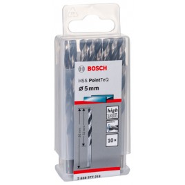BOSCH HSS PointTeQ Wiertło do metalu walcowe 5,0 x 52 mm 10szt. 2608577218