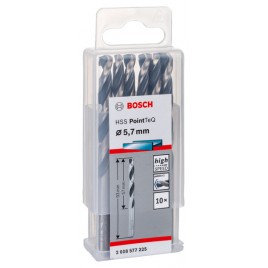 BOSCH Wiertło spiralne HSS PointTeQ 5,7 mm 2608577225